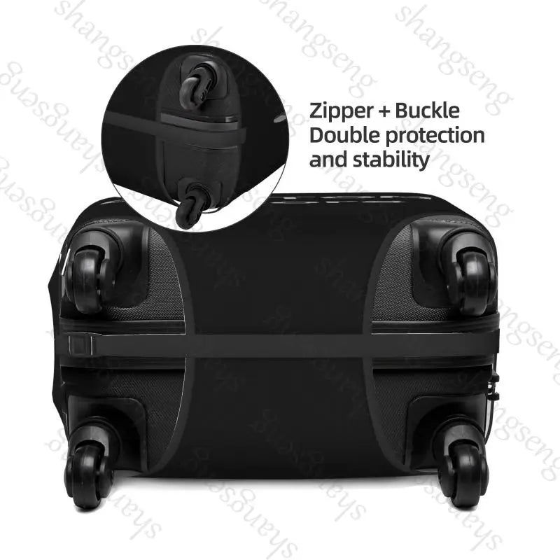 Solid color printing DIY Travel Luggage Cover Elastic Suitcase Trolley Protector dust cover Suitcase Case For 18-32" Luggage