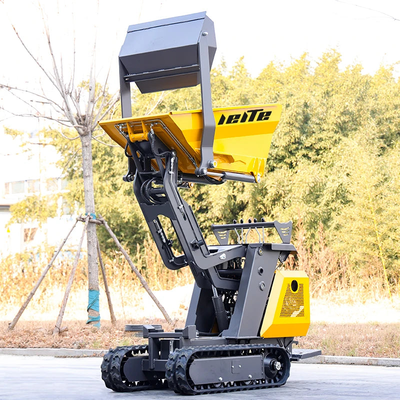 NEW Mini Tracked Dumper 0.8 Ton Compact Dumper for Construction Material Handling Landscaping Mini Dumper Customized