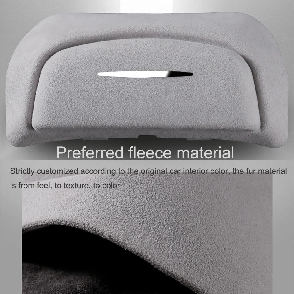 Car Glasses Holder Case Sunglasses Storage Box for Tesla Model 3 Model Y Auto Interior Accessories 2017-2025 Glasses Case