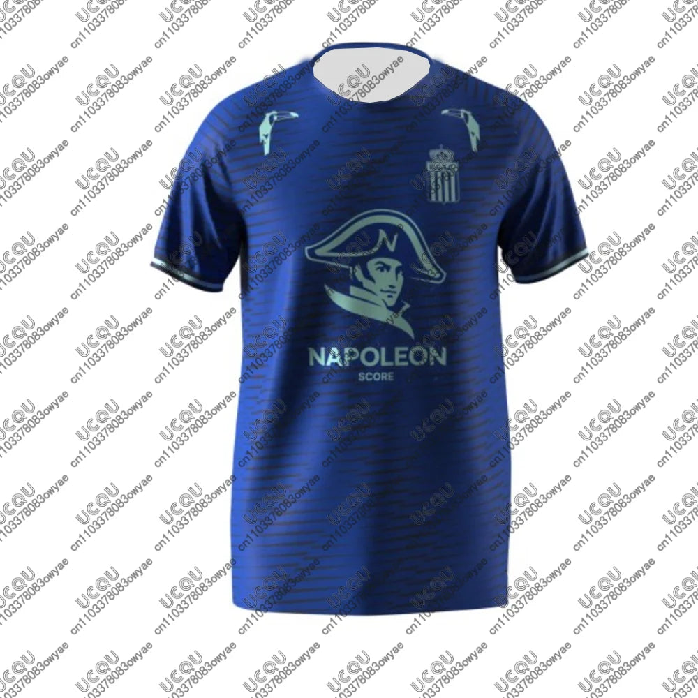 2025-26 Men Kids Boys Breathable Football Jersey Quick-drying Top Adult Male Home Summer R-Royal Soccer C-Charleroi Sports Away