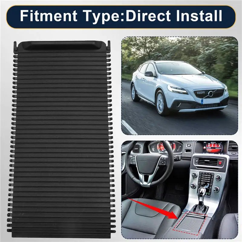 Popular Car Center Console Armrest Box Roller Blinds Front Cup Holder Roller Curtain 08632777 For Volvo V40 2014-2019