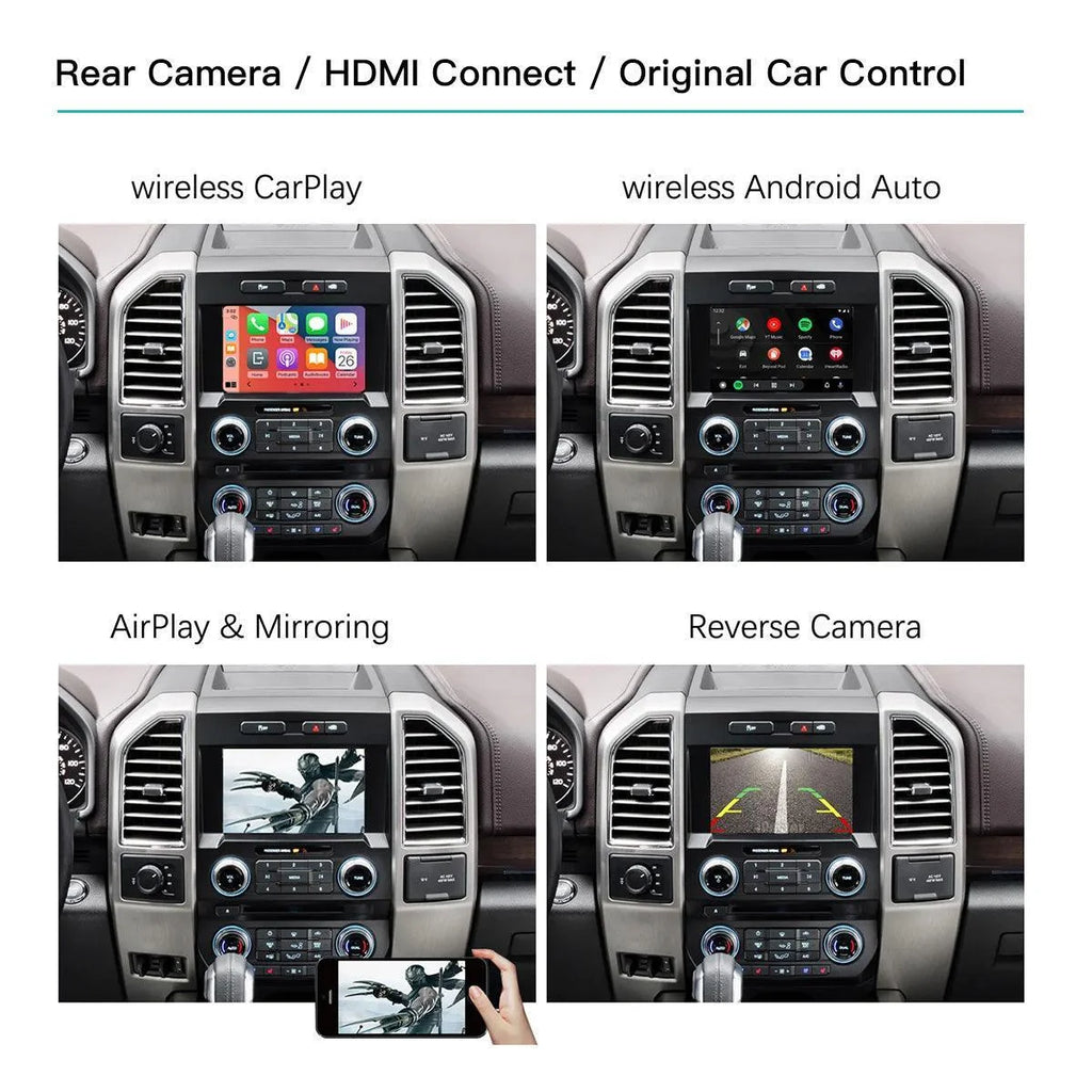 Wireless CarPlay Module for Ford Explorer Fusion Mondeo Sync2 With Android Auto Airplay Car Play Video Interface