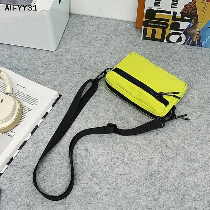 【A31】New Niche Crossbody Bag Mini Mobile Phone Bag Daily Travel Cycling Bag For Match Outdoor Casual Tissue Coin Purse