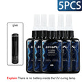 50g New High-Strength UV Glue Curing Resin Adhesive (Equipped With UV Flashlight) Suitable For glass Crystal And Handmade DIY