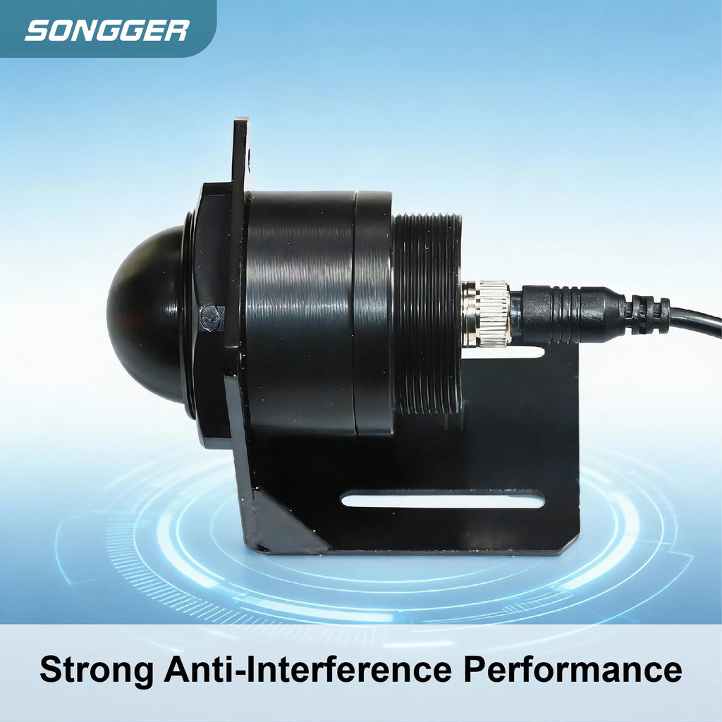 79-81GHz Non Contact Radar Level Transmitter for Water and Chemical Tanks 3-12m Range RS485 4-20mA 0-10V DC5-28V Probe