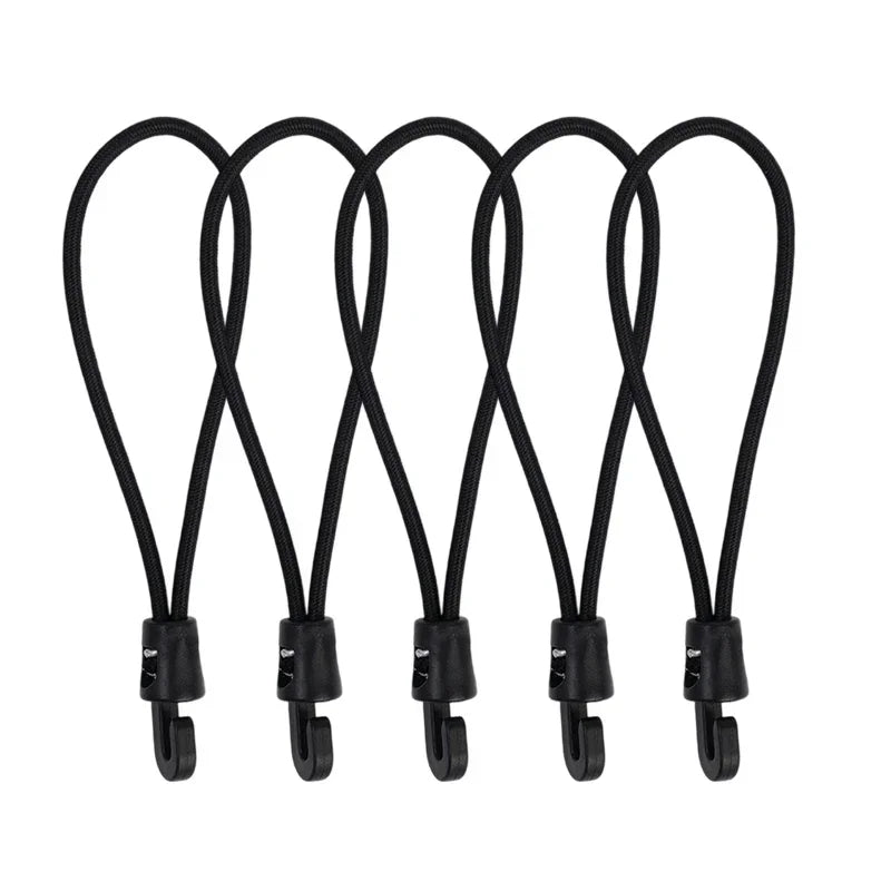 Shock Bungee Cord Gear Strap Tactical Elastic Fix Trekking Pole Anti-slip Paracord Alternative Heavy Duty Water Bottle Map Keys