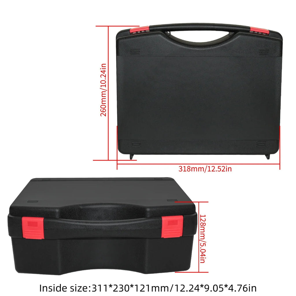 1PC Multifunctional Hardware ToolBox Lightweight Portable Plastic Instrument Case Notebook Protective Storage Box Outdoor Case