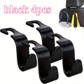 2/4PCS Automobile Pendant Supplies Headrest Hook Hidden Car Rear Seat Back Car Multi-Function Seat Hook