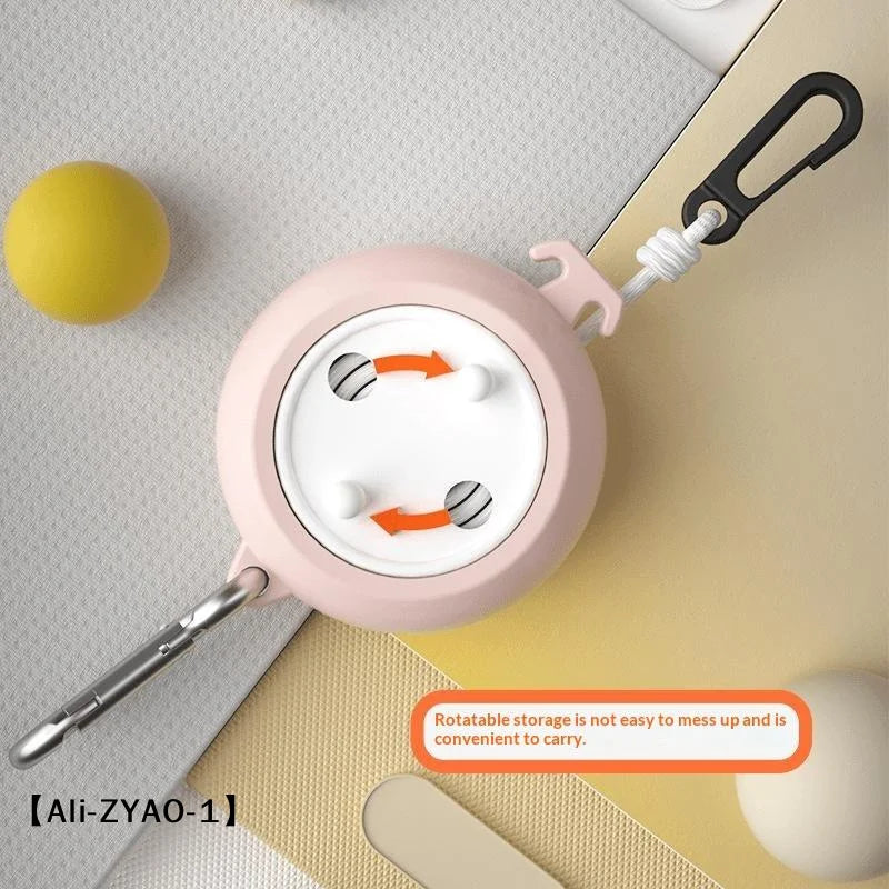 【O】8M Retractable Travel Clothesline with Windproof Anti-Slip, Portable Laundry Drying Rope for Hotel Camping Outdoor