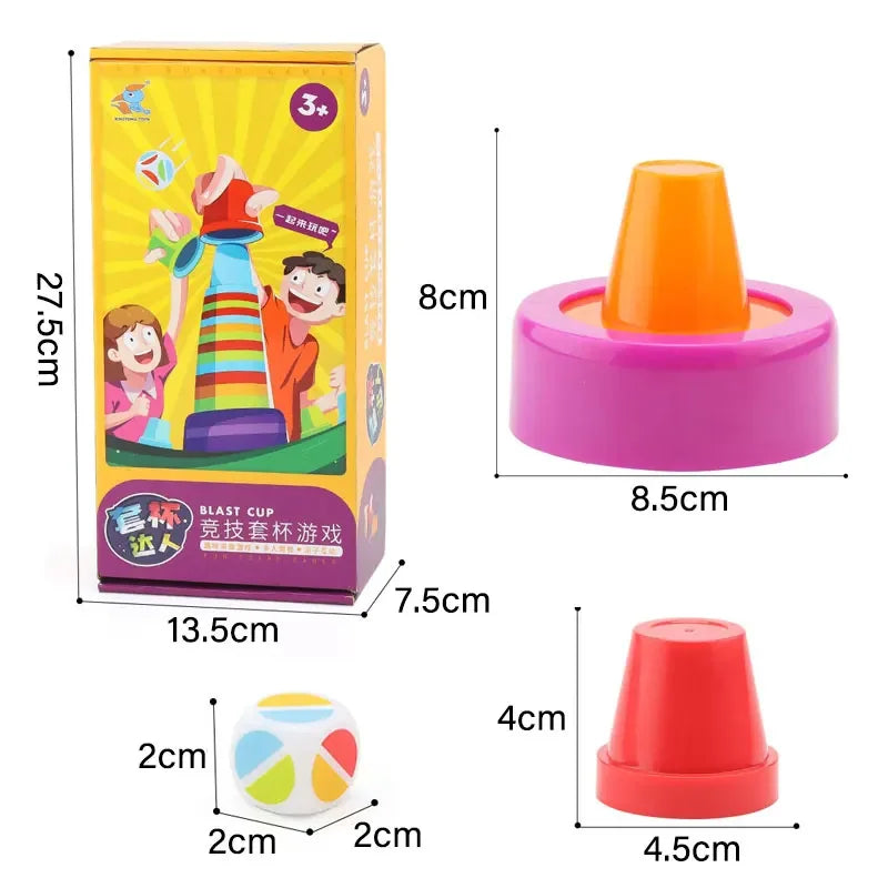 Color Matching Stacking Cup Logical Thinking Training slam cup game