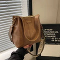 Fashionable High-End Diaper Bag Square Satchels Shopper For Ladies Original Retro Textured Leather Classic Luxury