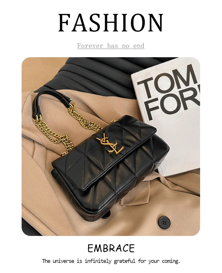 Genuine Leather Women Mini Square Bag New Arrival French Underarm Shoulder Crossbody Handbag Hot Sale iSaint Lucia, Rome, Poland