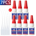 LOOLIFL 10ML Strong Adhesive Liquid Transparent Super Glue Instant Quick-Drying For Bond Plastic Wood Metal Crafts Repair Tools