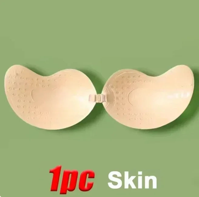 Invisible Strapless Adhesive Stick Bra Breast Tape Push Up Bras Women Lingerie Seamless Silicone Nipple Covers Bralette Pasties