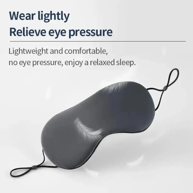Hot Sale Ice Silk Eye Mask Adjustable Warm Cool Dual Use Breathable Sleep Mask For Travel And Comfortable Light Blocking