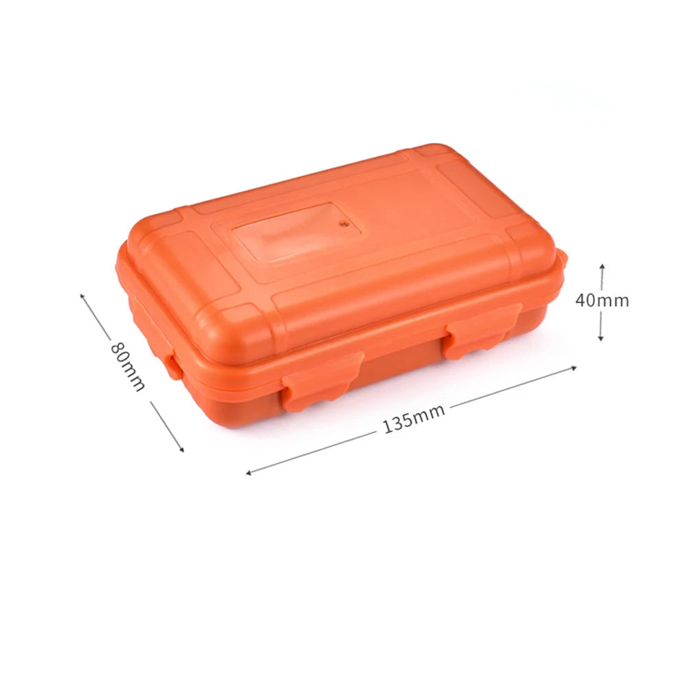 Plastic Outdoor Camping Survival Container Storage Case Box Bag Shockproof Waterproof Case Sealed Box Wild Survival Storage Box