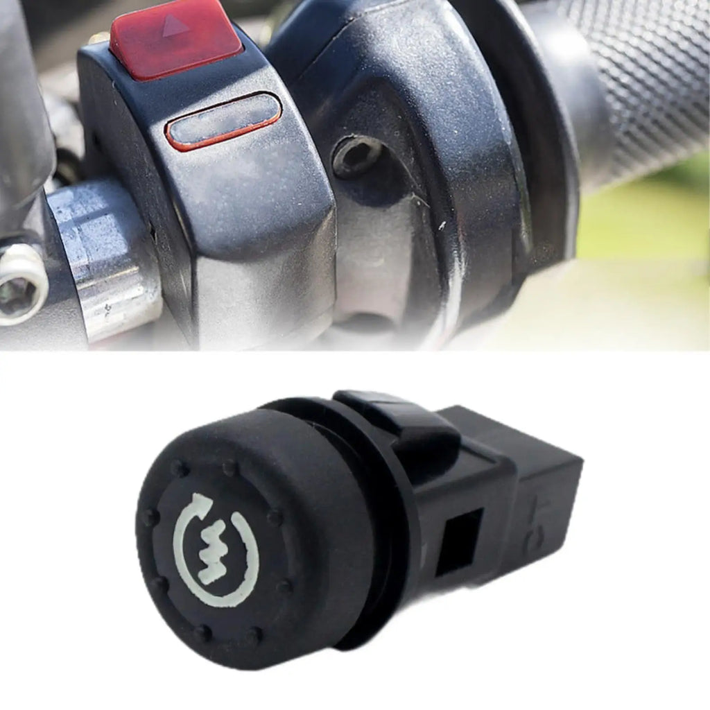 Start Switch Replacement Part Black Durable Motorbike Push Button for Piaggio Fly Garage Maintenance