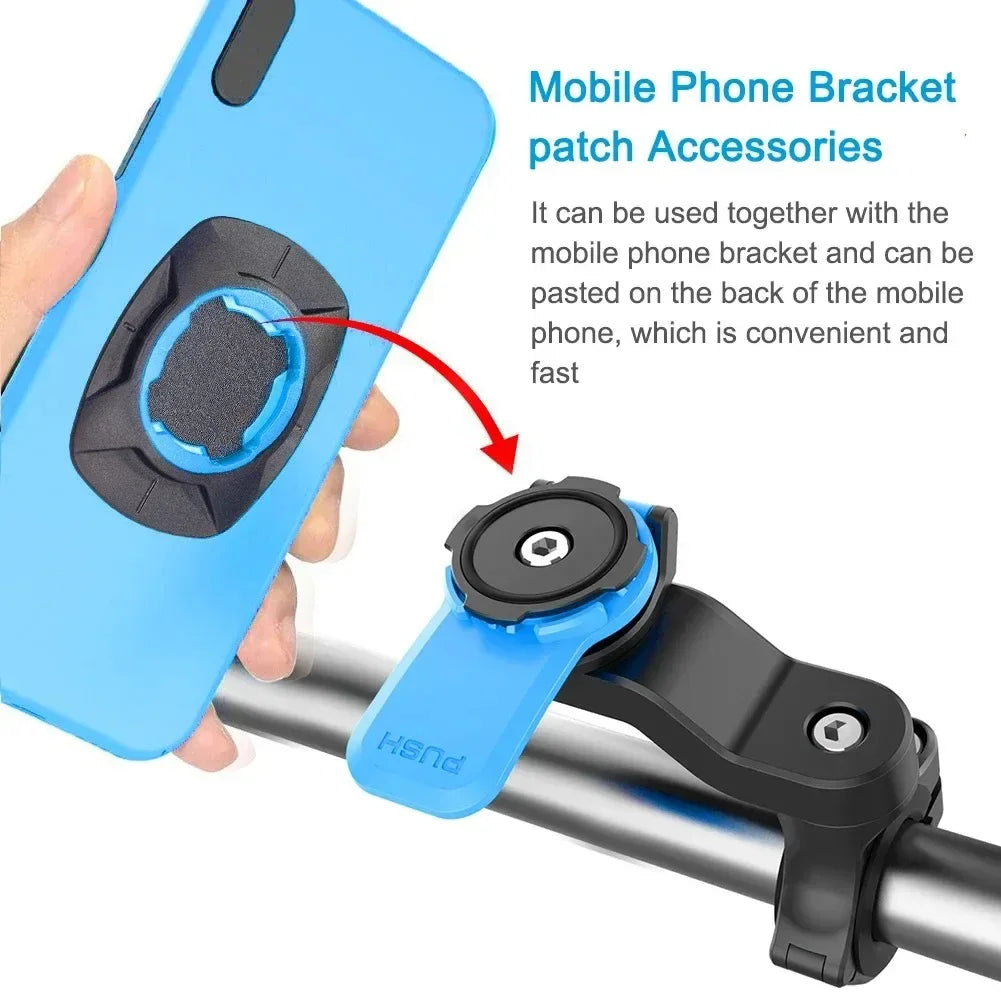 Wholesale 1-50PCS Phone Mount ra Patch Sticker Adhesive Back Super Strong Motorcycle Bicycle Lock Holder Phone Case Riding