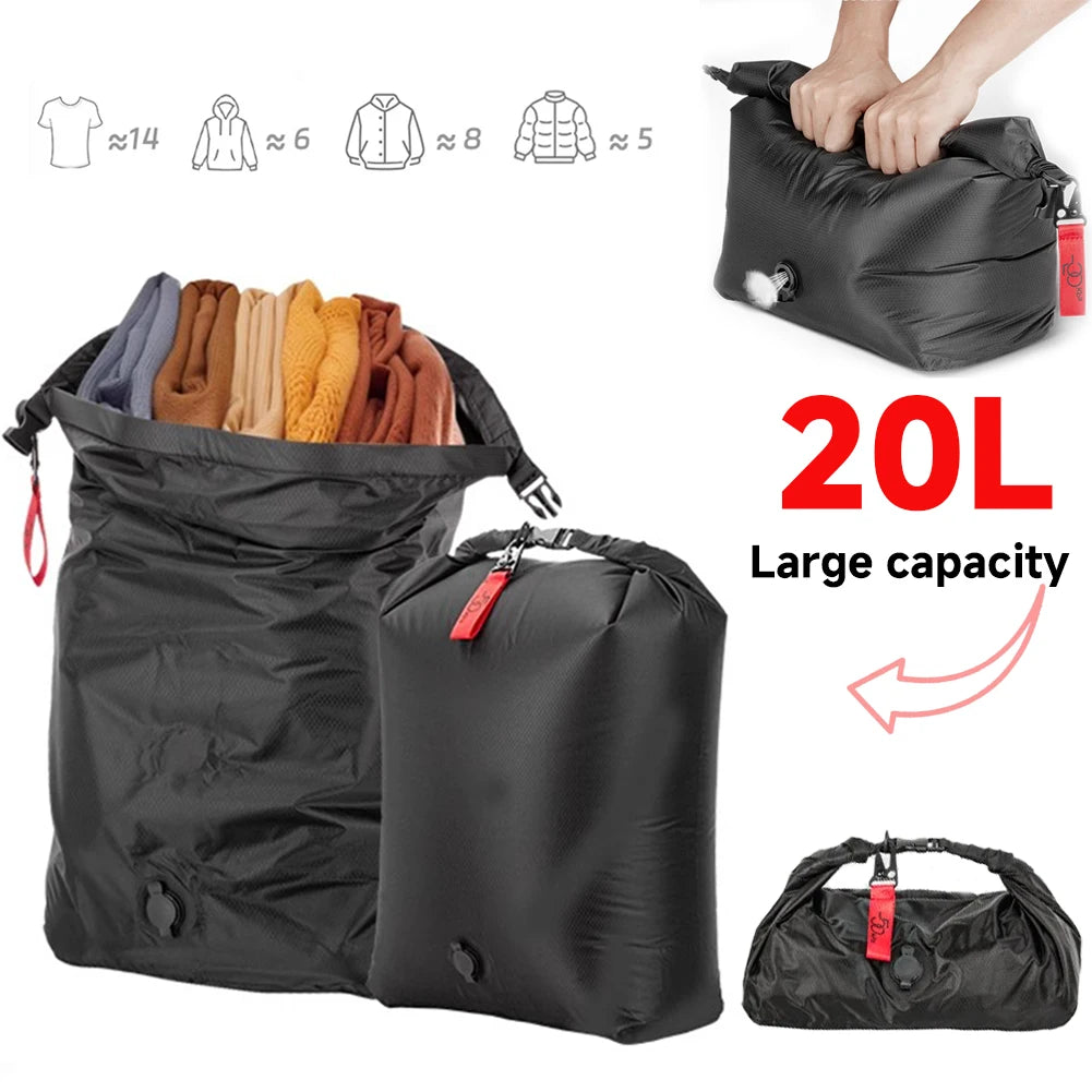 Vacuum Compression Storage Bag Portable Large Capacity Waterproof Luggage Bag Clothes Bag Dustproof Business Trip Travel