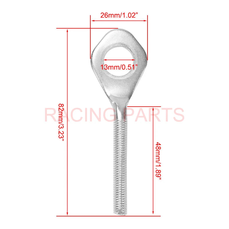 Chain Adjuster Tensioner Bolts for Honda Monkey Z50 Z50A Z50J Bikes Fit Monkey and Dax Standard Fitment 12mm Axle