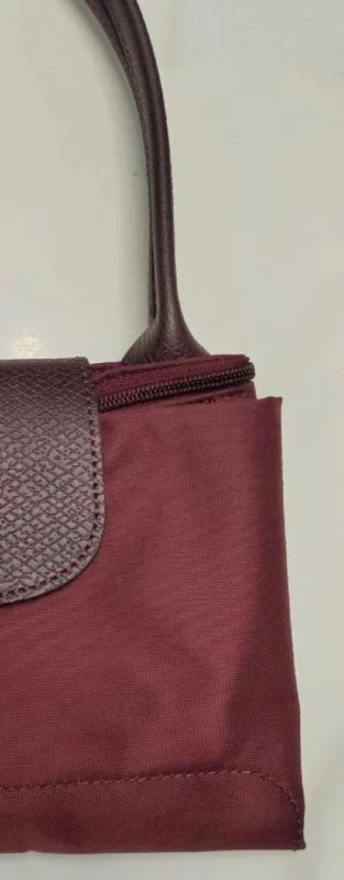 2026 Lightweight Foldable Nylon Shoulder Bag Ladies Water Resistant Shopping Tote Bag Large Handbag for Travel Daily Office