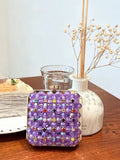 2026 Spring & Summer New Arrival - European & American Fashion Chain Mini Square Bag Acrylic handcrafted beaded mini women’s bag