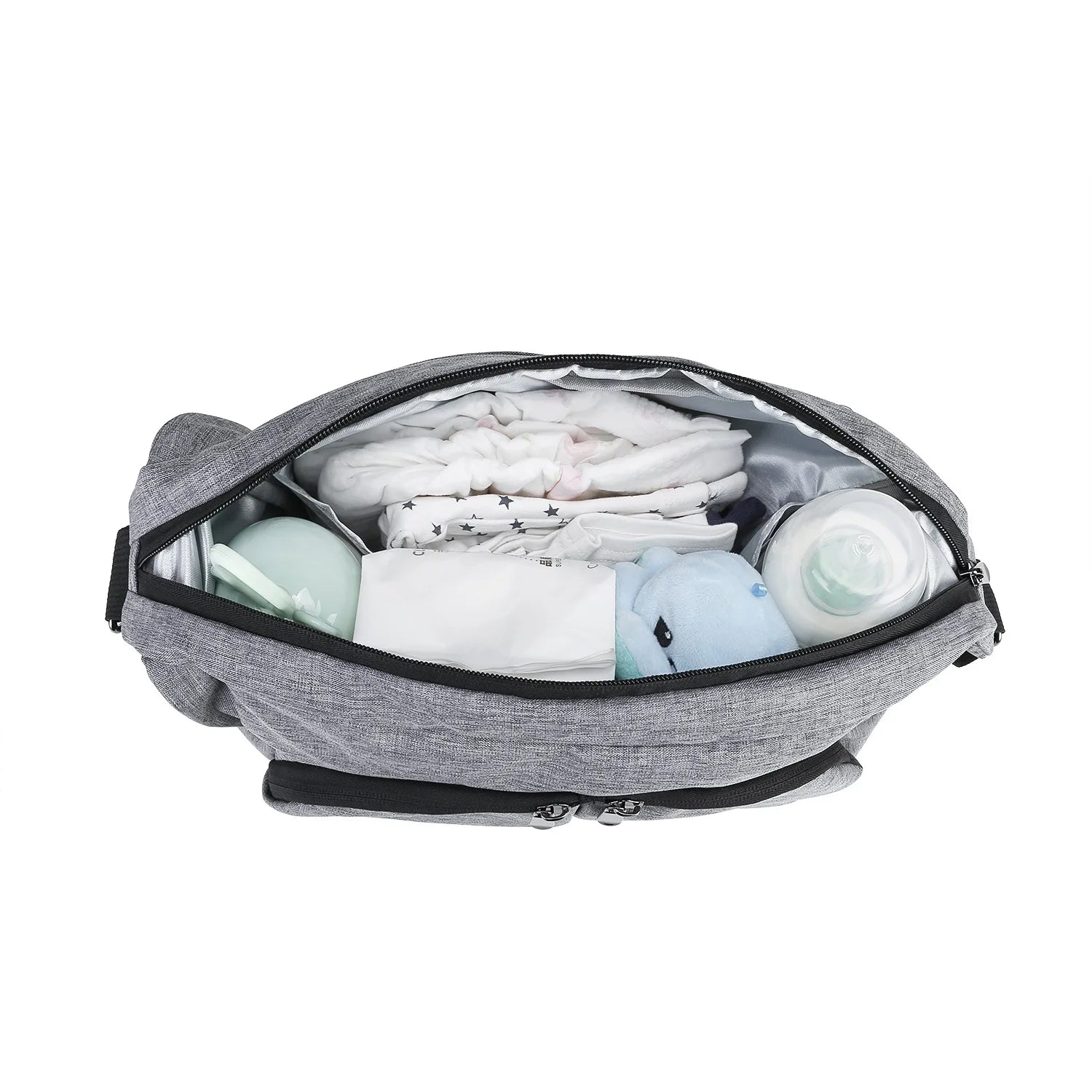 One Shoulder Hand-Held Mommy Bag Portable Baby Stroller Bag With A Pair Of Hooks Multifunctional Mother And Baby Travel Bag