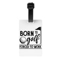 Custom Golf And Beer Luggage Tag Privacy Protection Baggage Tags Travel Bag Labels Suitcase