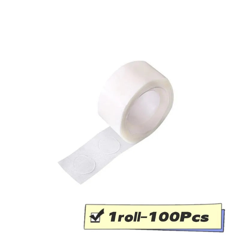 100-1000pcs Transparent Dots Glue Removable Double Sided Tape Adhesive for Paste Scrapbook Journal Photo Memo Pad Household