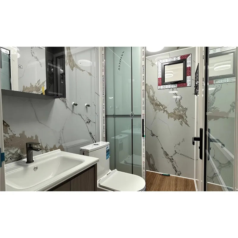 Customized Container House Luxury 20/40ft Folding Modular Homes Tiny House with 3 Bedroom Expandable Refabricated House