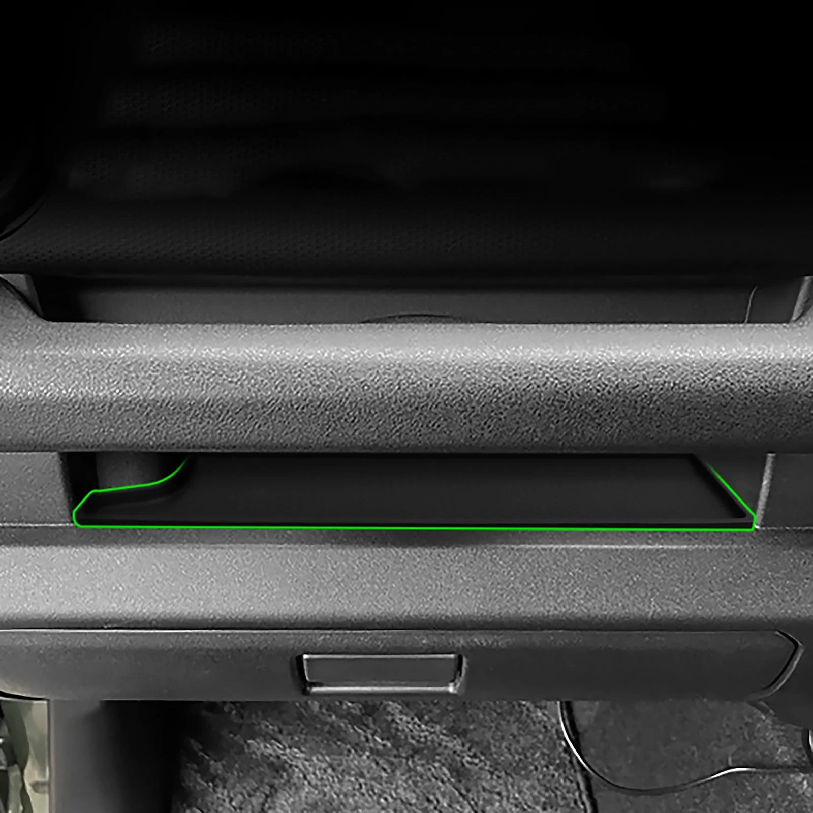 RHD Car Passenger Handle Storage Box Tray Pad Copilot Side Silicone Storage Mat for Suzuki Jimny 2024-2026 Interior Accessories