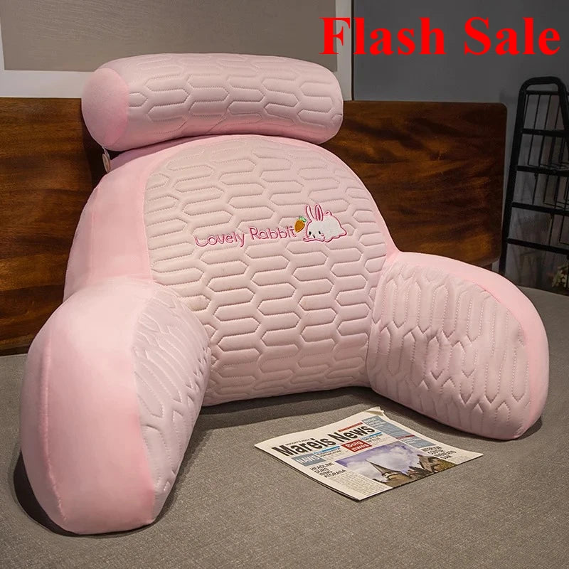 Flash Sale 2025 bedside cushion soft bag waist pillow large backrest bed pillow sofa bed dormitory reading throw pillow tatami