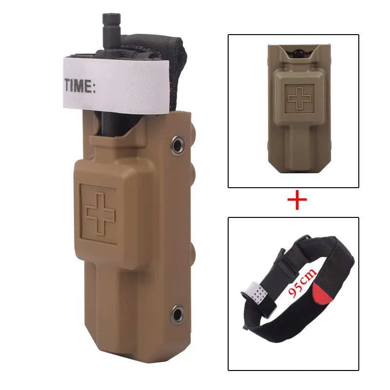 95cm Tactical Tourniquet With Holder Combat Molle EMT First Aid Kit Medical Emergency Belt For Outdoor Survival CS