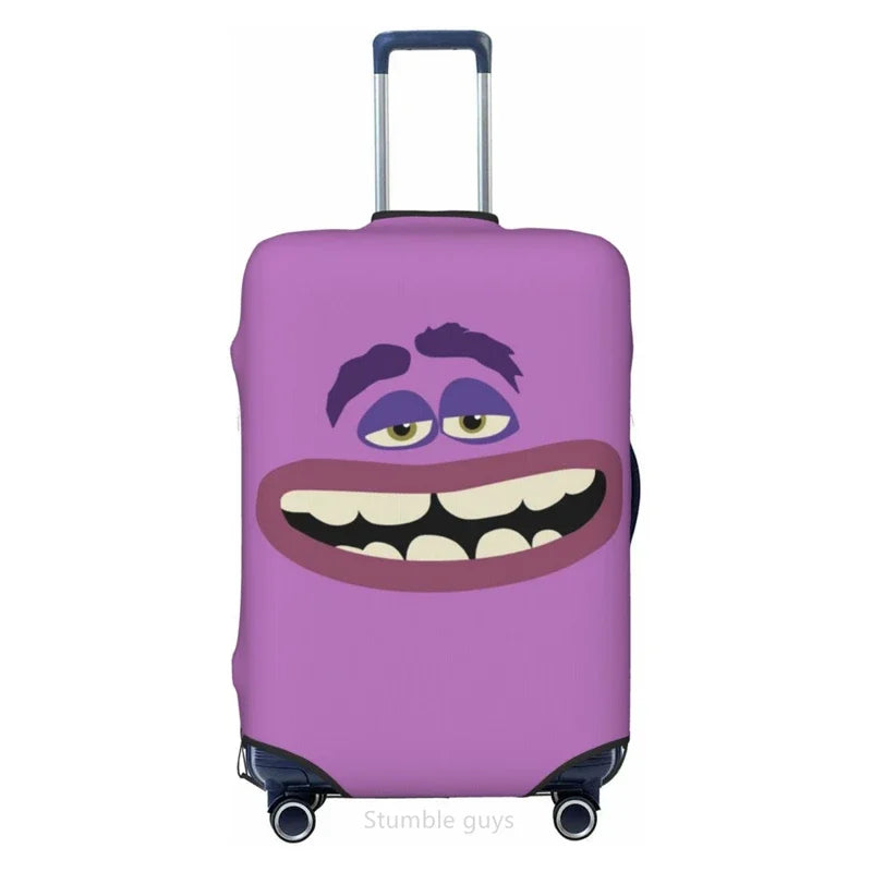 Washable Anti-Scratch Luggage Cover M-Monsteres Print Fits 18-32 Inch Suitcases Elastic Durable Dustproof For Outdoor Travel