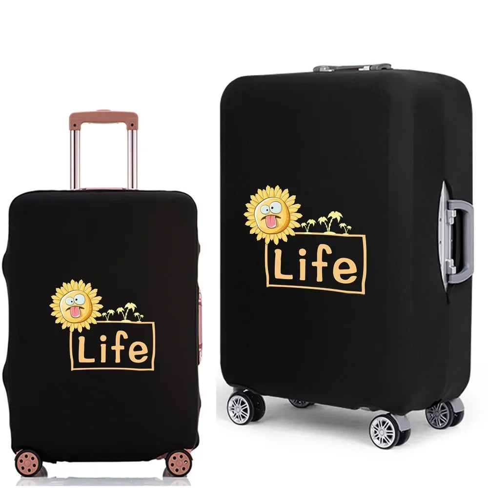 Thicker Travel Luggage Protective Cover Print Portable Suitcase Cover Elastic Dust Cases for 18-28 Inch Travel Accessories