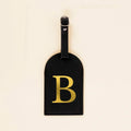 Initial Luggage Tags Handbag key Holders Travel Bag Key Wallets Label Tag Suitcase Identify Labels with Privacy Cover