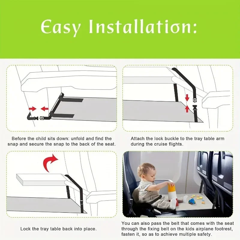 Kids Travel Airplane Bed Portable Children Pedals Beds Foot Leg Rest Hammock Baby Footrest Bed Toddler Airplane Seat Extender