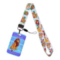 The Lion King Simba Disney Neck Strap Lanyard Movie Boys Card Cover Cartoon Badge Holder ID Card Students Hang Rope Gifts