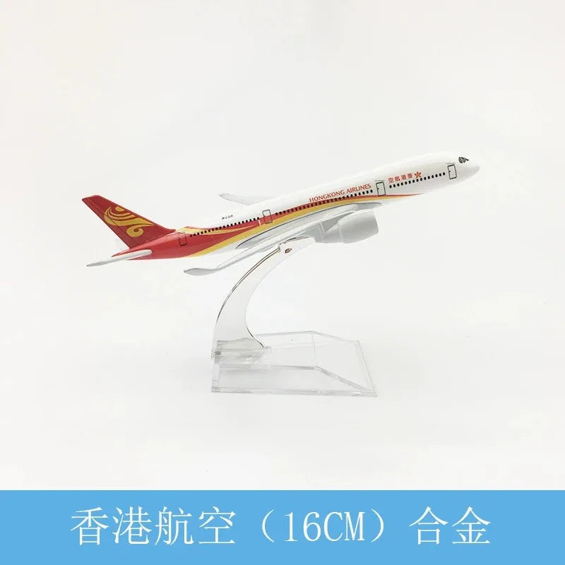 16CM Scale Plane A350 Aircraft Model Alloy Metal Diecast Airplane Toy Children Kids Gift A350 Series Miniature for Collection