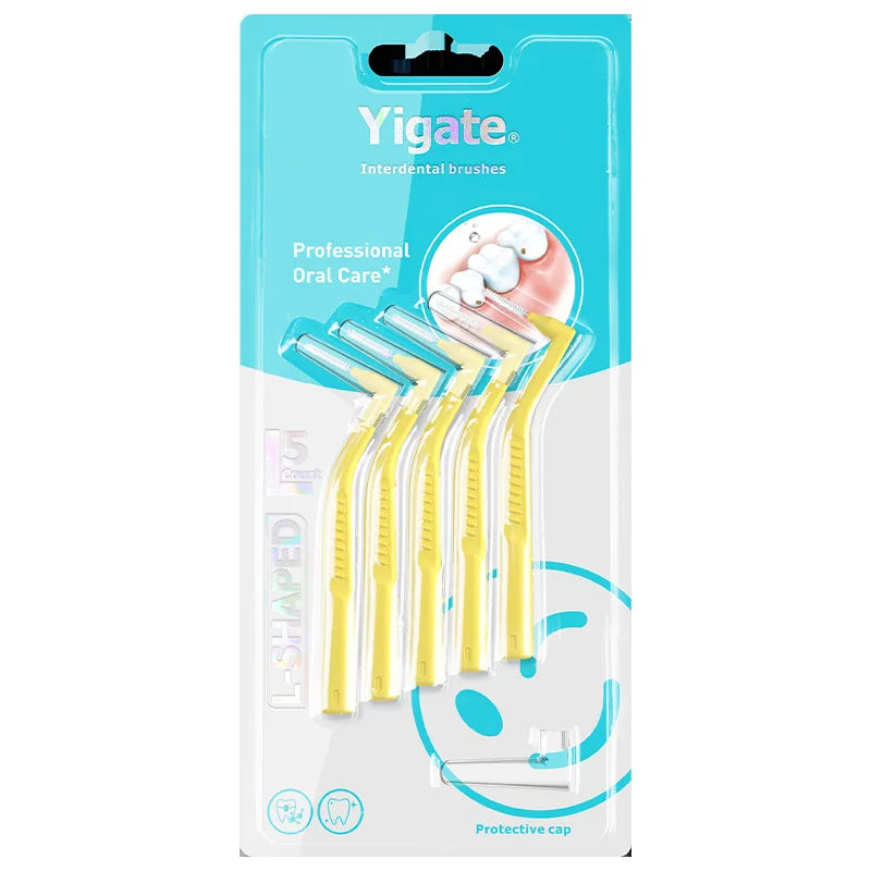100Pcs Interdental Silicone Brushes Dental Toothpicks Brush Between Teeth With Thread Oral Cleaning Tools