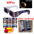 10/20/30/50/100Pcs Paper Solar Eclipse Glasses Safe For Direct Sun Viewing Observe Total Eclipses Partial Eclipse Wholesale