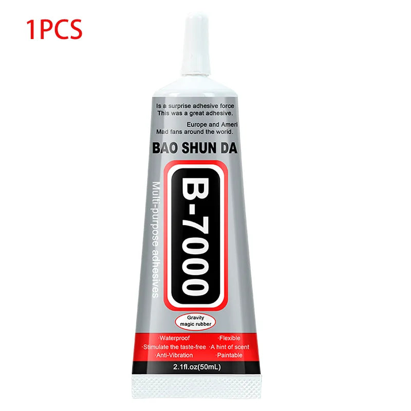 Mobile Phone Screen High-Strength Waterproof Adhesive, Universal Phone Glass Bonding Agent, 15/25/50/110ml Fast B7000 Glue