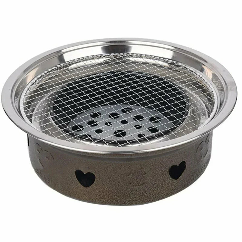 5pcs Round Disposable Wire Net Grill Racks Iron Roast Grate Cooking Barbecue BBQ Home Outdoor Cooking Equipment Accessories