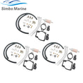 3 Pcs 1395-8236354 Carburetor Repair Kit for Mercury Mariner Outboard Engines 1395-8236353 1395-8236352 18-7750-1
