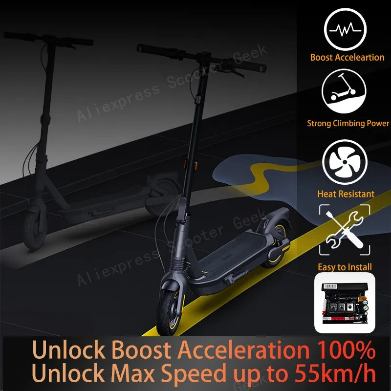 Custom Controller 55km/h Unlimited Speed For Ninebot by Segway Max G2 G2E G2D  Electric Scooter 55km/h 40km/h Motherboard Parts