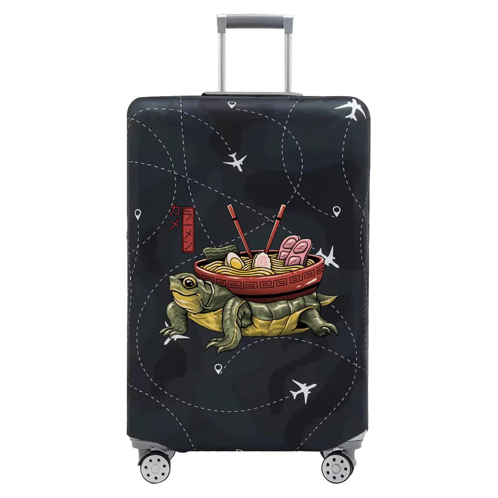 Baggage Covers Travel Luggage Protective Cover Stretch Dust Suitcase Covers Cartoon Print Series for18-32inch Travel Accessories