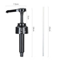 1PCS Coffee 1 Liter Dispenser Syrup Pump Black Liquid Dispenser for Syrup 10Ml Juice Bottle Dispenser Pump