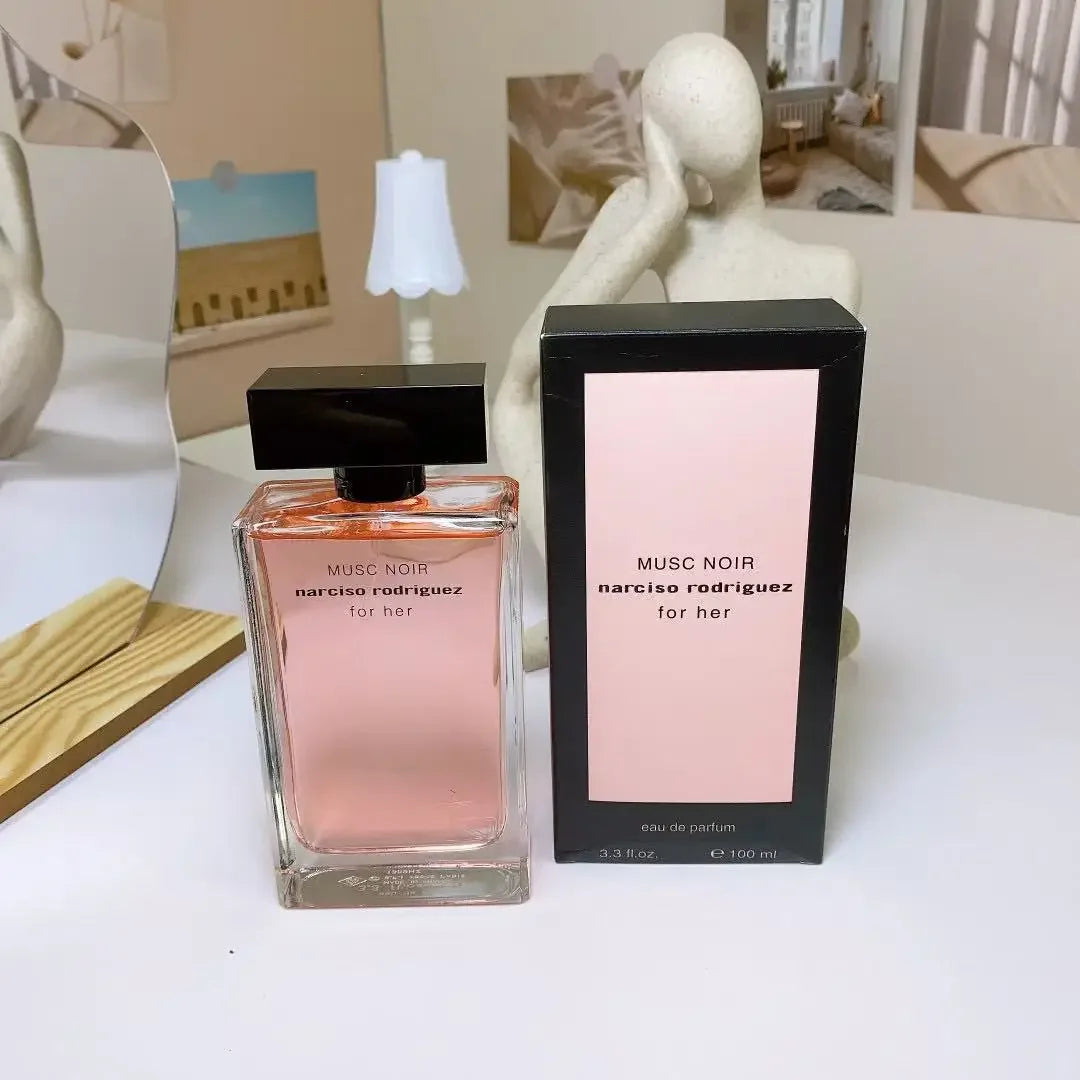 Elegant Musk Floral Eau de Toilette for Women, Luxury Pink Bottle Perfume, Day to Night Fragrance