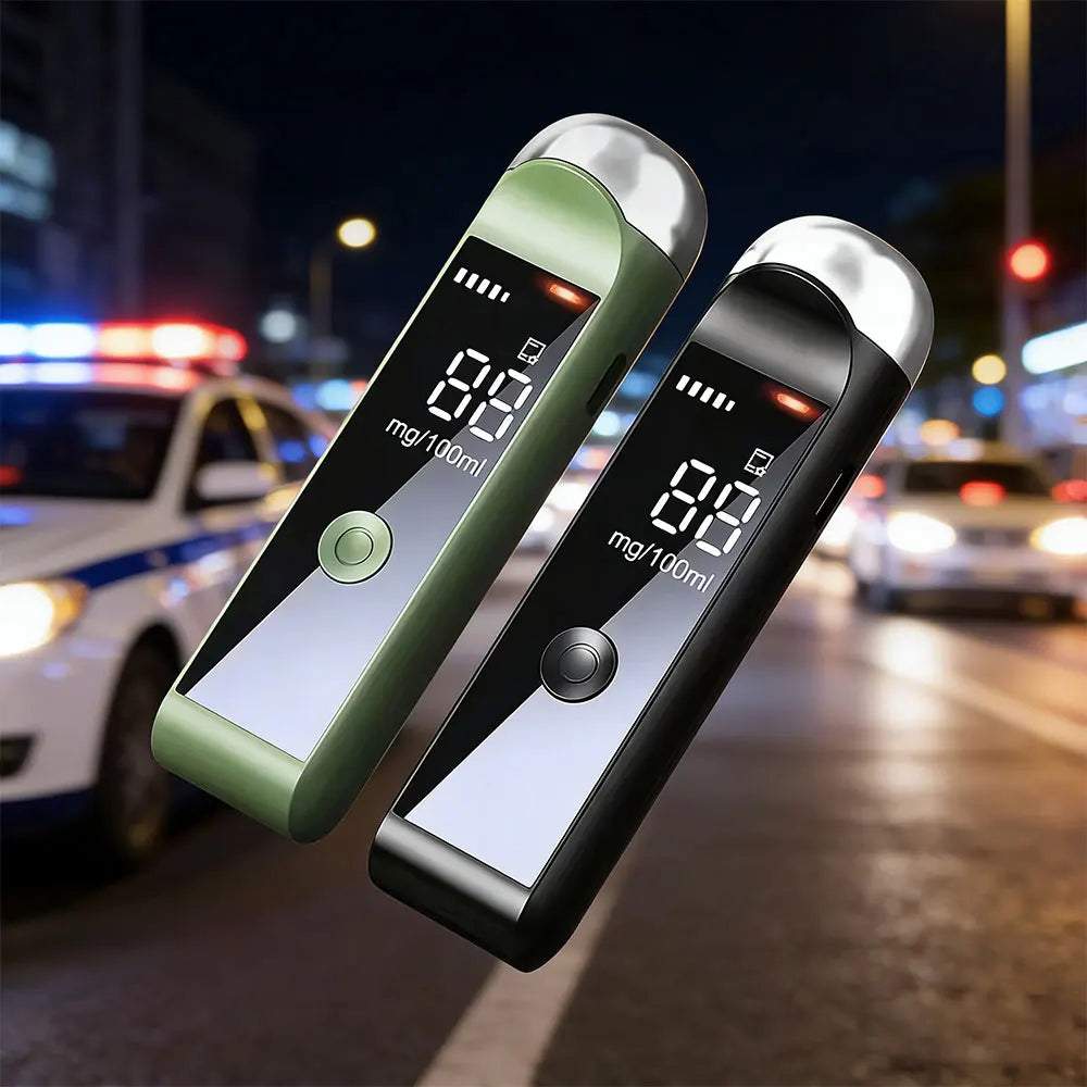 High Sensitivity Breathalyzer Non-Contact Alcoholometer Portable Breathalyzer LED Display Drunk Driving Car Diagnostic Tool