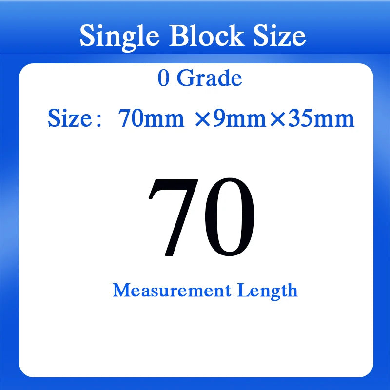 1pc,0.5mm-100mm Length,High Speed Steel Block Gauge,0 Grade,Tools for Micrometer and Caliper Inspection,Custom Gauge Available